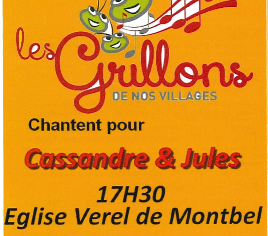 concert 29 mars 2026 Verel de Montbel