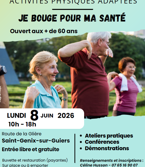 Journée « Découverte des activités physiques adaptées » – 8 Juin à St Genix sur Guiers