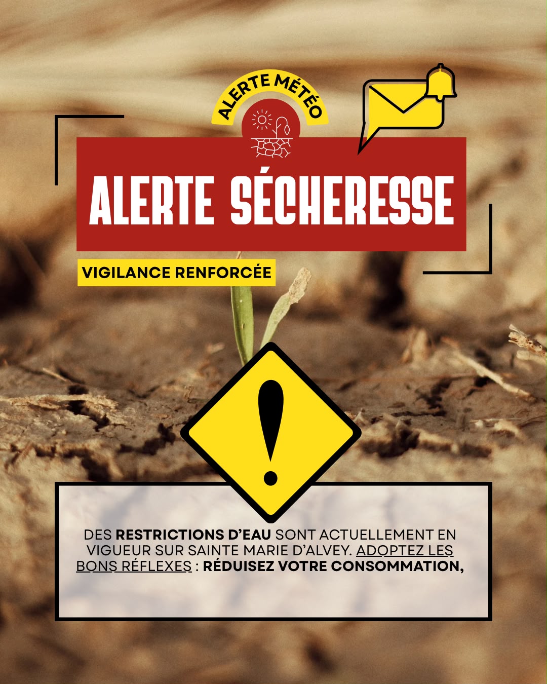 alerte sècheresse